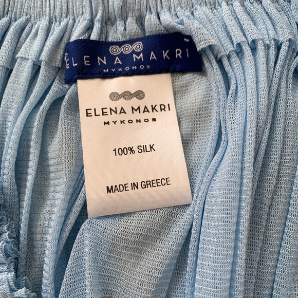 New without tag Elena Makri Mykonos mini silk skirt one size - Picture 2 of 3
